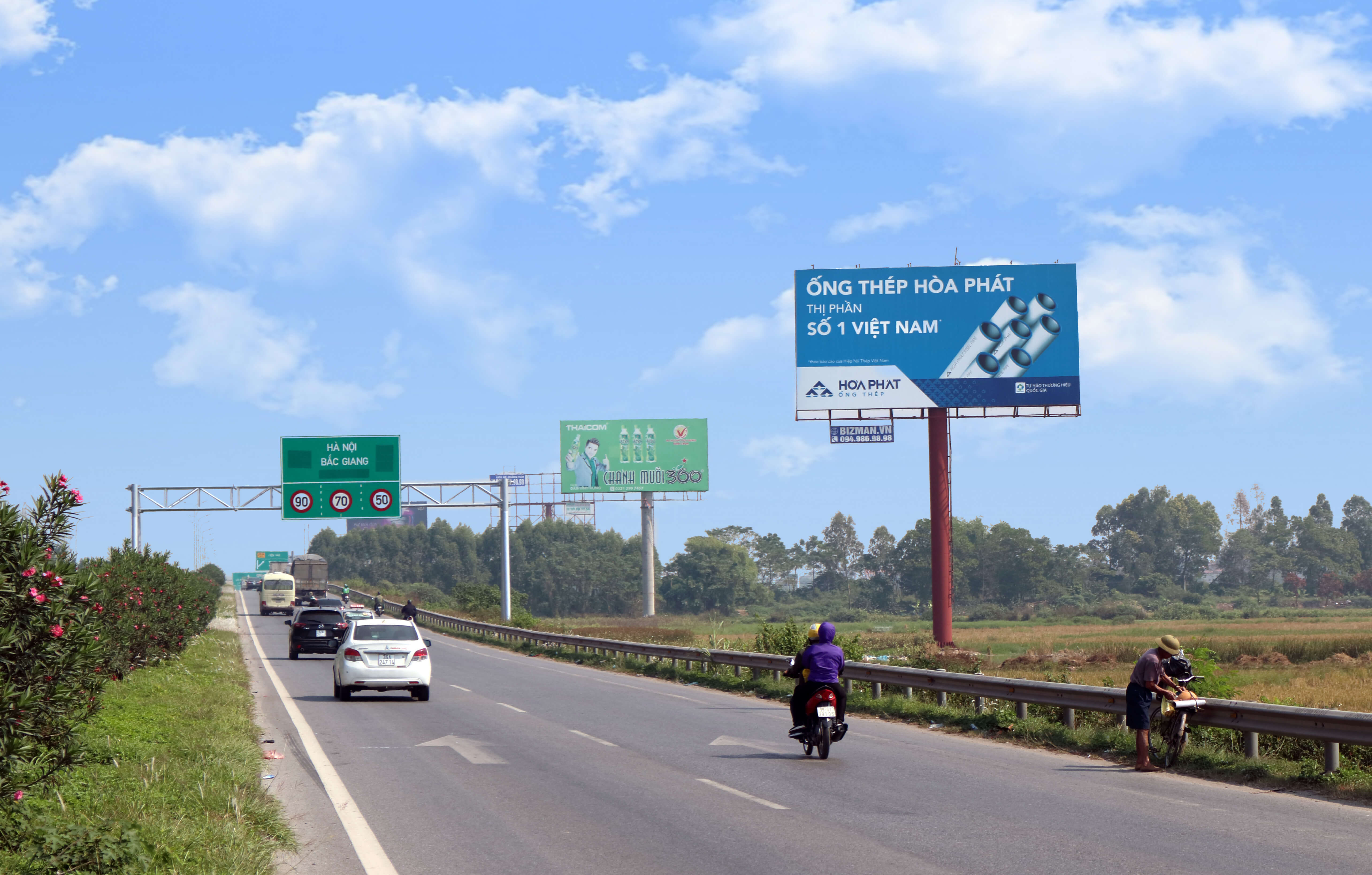 Vị trí 41B - Km H4/145: QL1A, Hà Nội - Lạng Sơn, đoạn qua Tp. Bắc Ninh